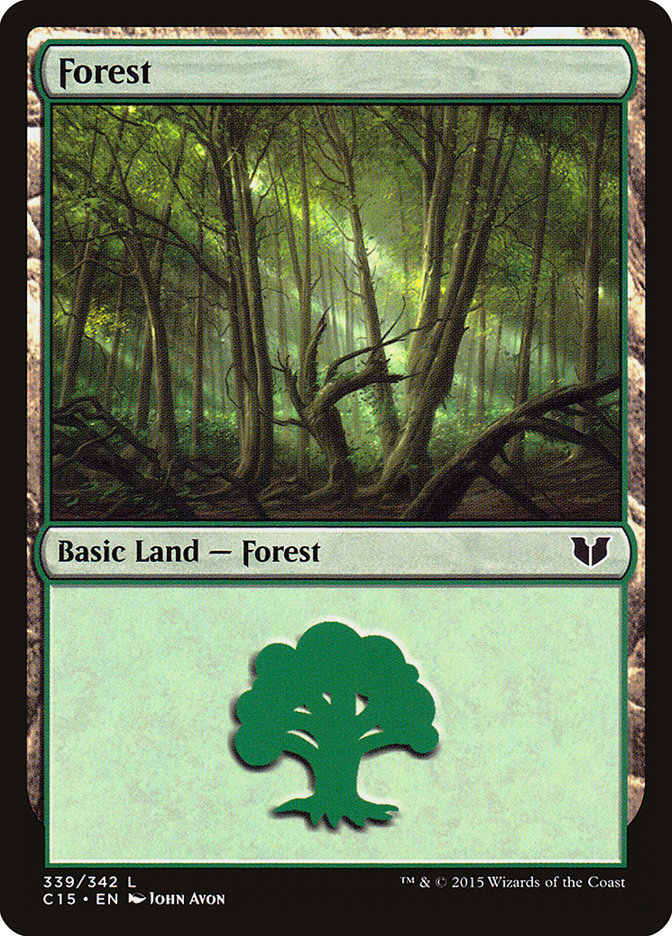 Forest (#339): Commander 2015