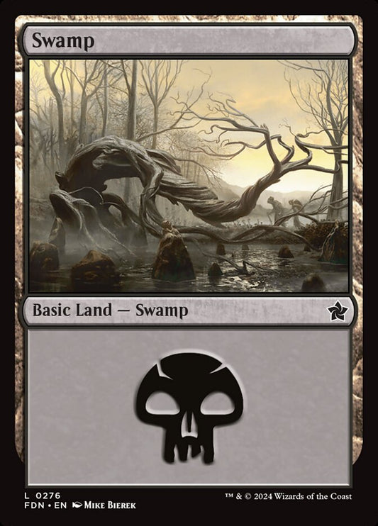 Swamp (#276) - (Foil): Foundations