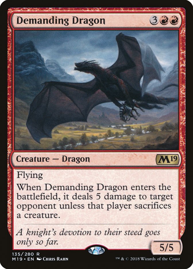 Demanding Dragon: Core Set 2019