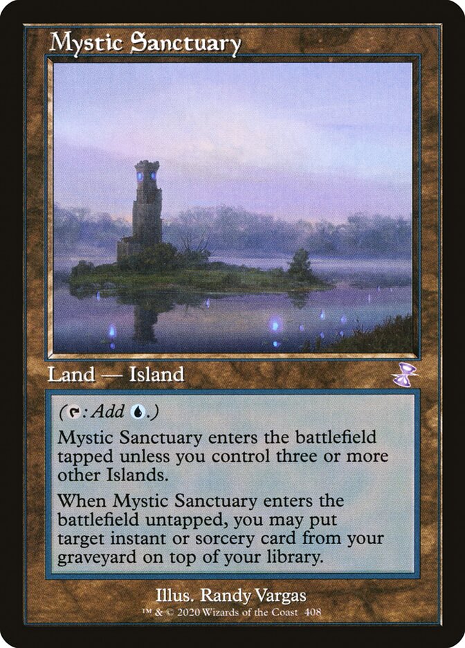 Mystic Sanctuary (Retro Frame) - (Foil): Time Spiral Remastered