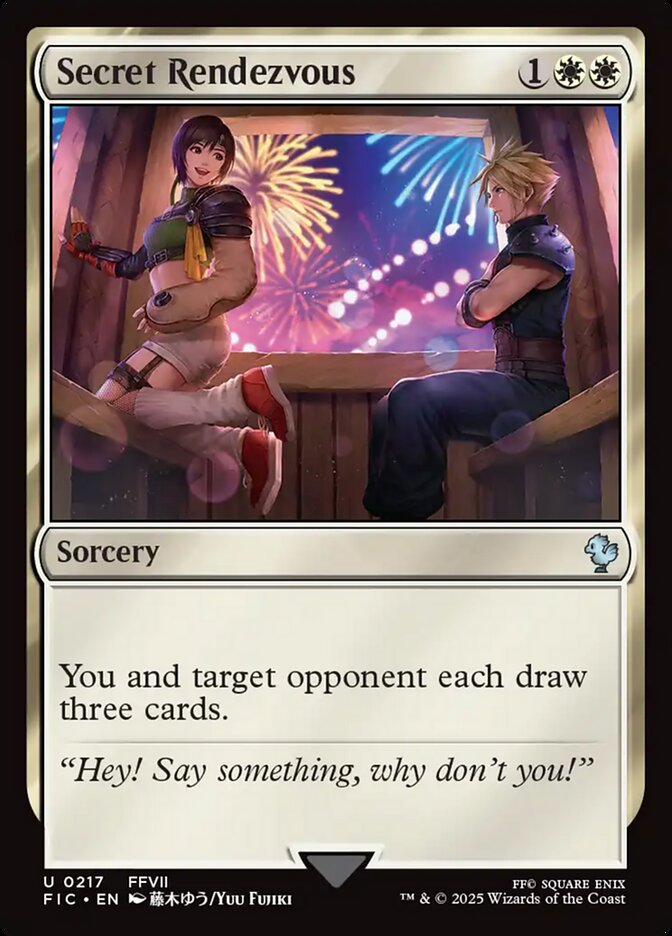 Secret Rendezvous (#217) - (Foil): Final Fantasy Commander