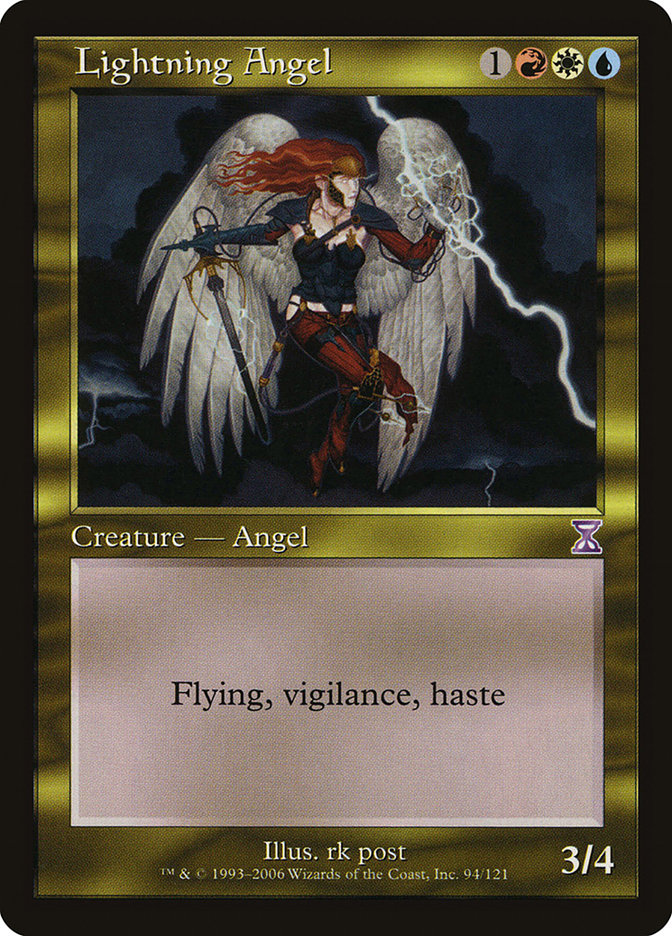 Lightning Angel - (Foil): Time Spiral Timeshifted