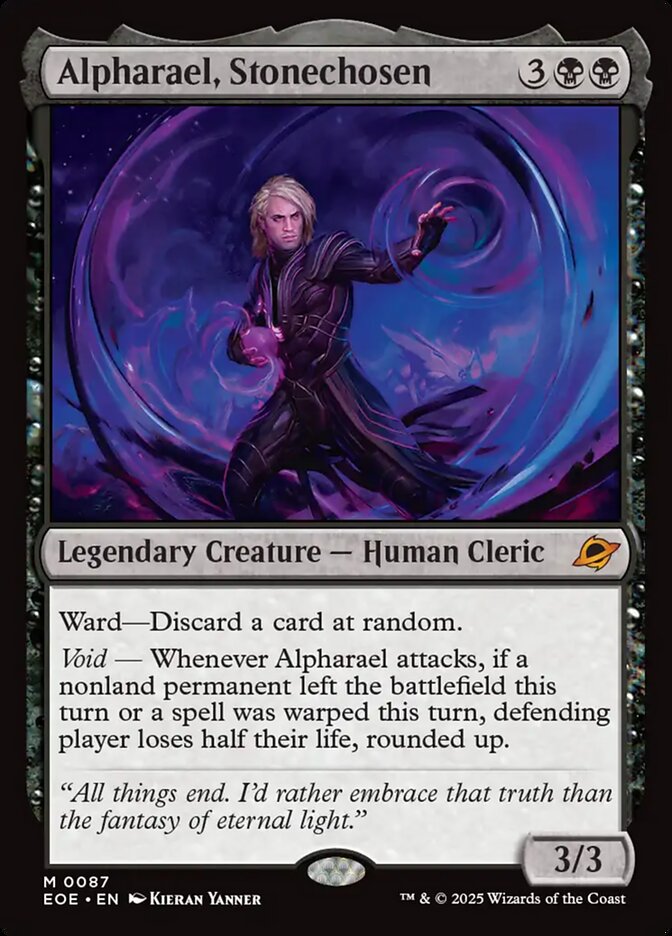 Alpharael, Stonechosen - (Foil): Edge of Eternities