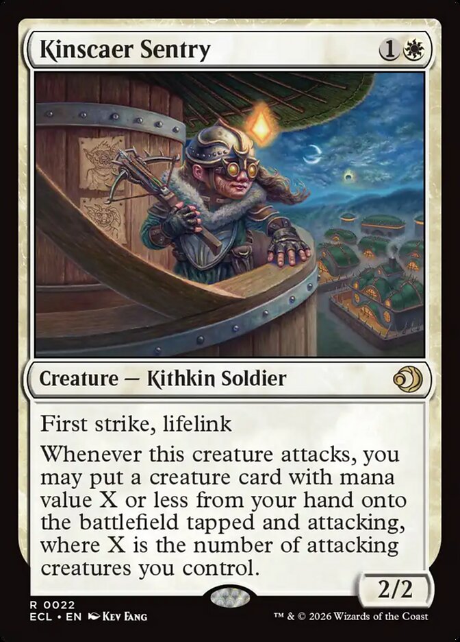 Kinscaer Sentry - (Foil): Lorwyn Eclipsed