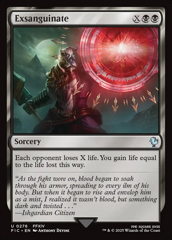 Exsanguinate: Final Fantasy Commander