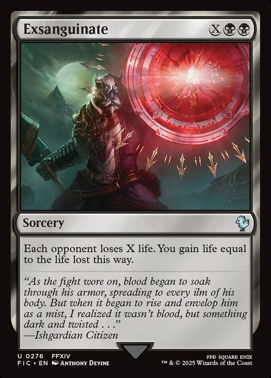 Exsanguinate: Final Fantasy Commander