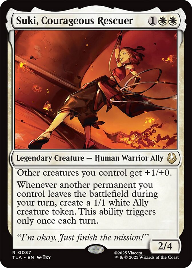 Suki, Courageous Rescuer - (Foil): Avatar: The Last Airbender