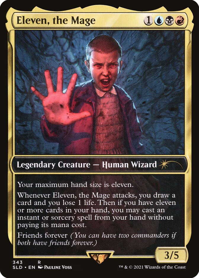 Eleven, the Mage (Stranger Things) (Secret Lair) (Full Art) - (Foil)