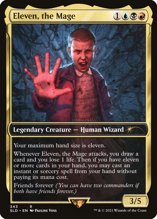 Eleven, the Mage (Stranger Things) (Secret Lair) (Full Art): Secret Lair Drop