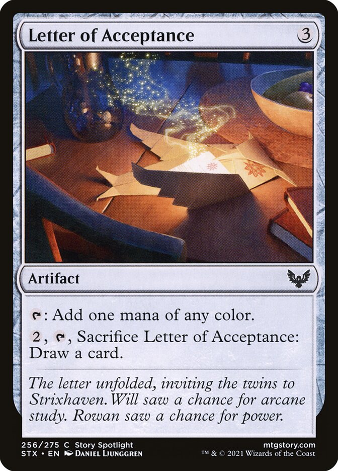 Letter of Acceptance - (Foil): Strixhaven: School of Mages