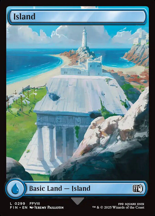 Island (#299) (Full Art) - (Foil): Final Fantasy