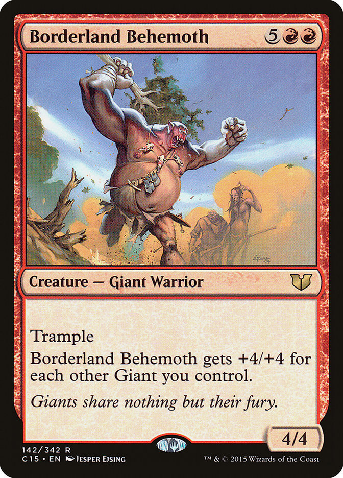 Borderland Behemoth: Commander 2015