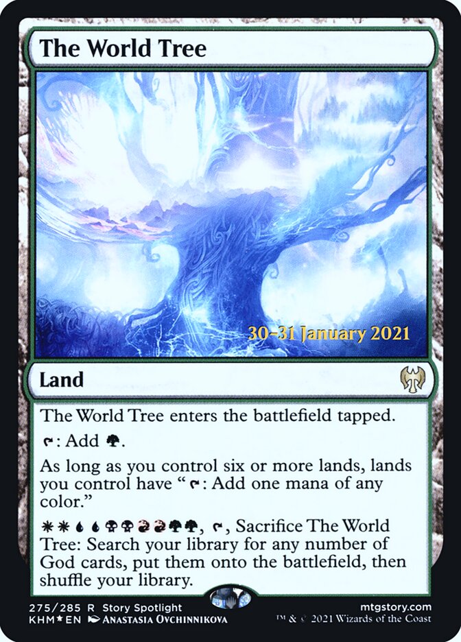 The World Tree (Prerelease) (Kaldheim) - (Foil): Kaldheim Promos