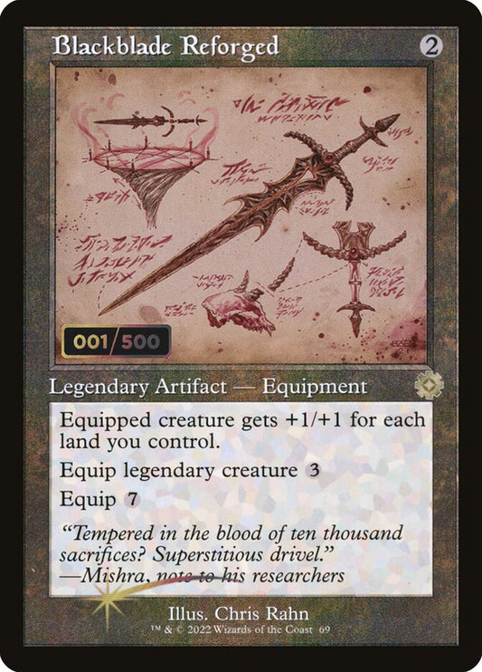 Blackblade Reforged - (Foil): The Brothers' War Retro Artifacts
