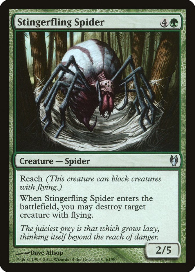 Stingerfling Spider: Duel Decks: Izzet vs. Golgari