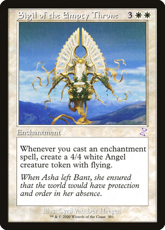 Sigil of the Empty Throne (Retro Frame) - (Foil): Time Spiral Remastered