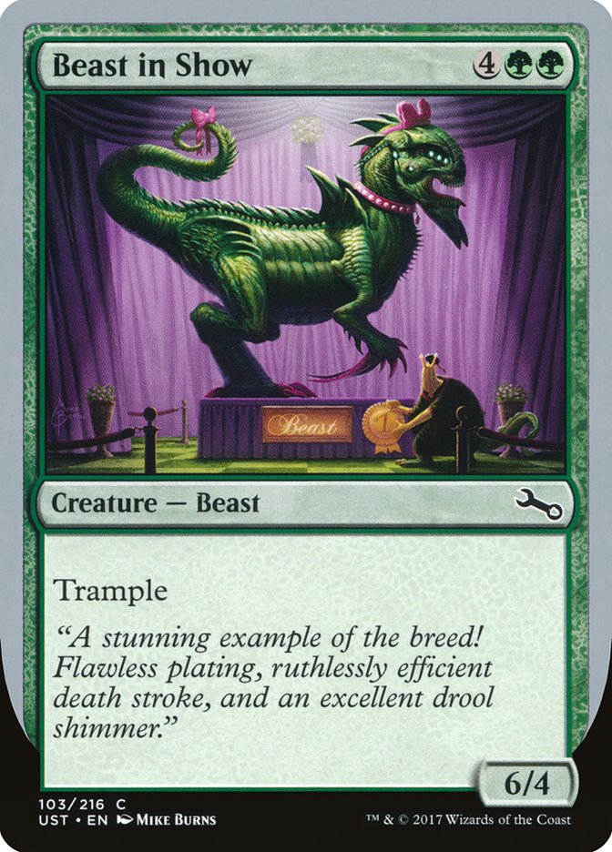 Beast in Show (Tyrranax): Unstable