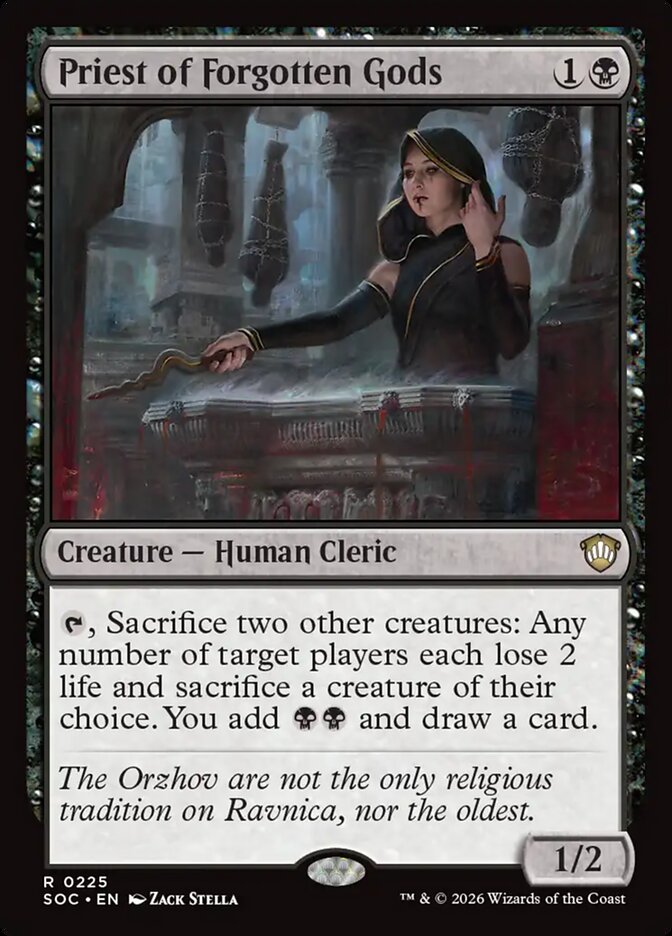 Priest of Forgotten Gods: Secrets of Strixhaven Commander