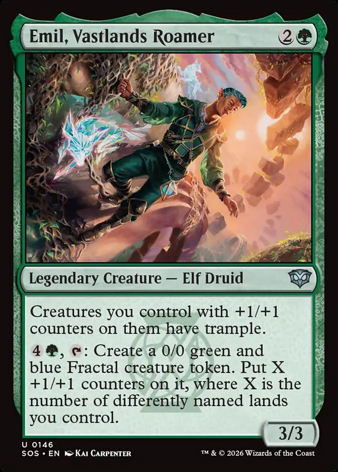 Emil, Vastlands Roamer - (Foil): Secrets of Strixhaven