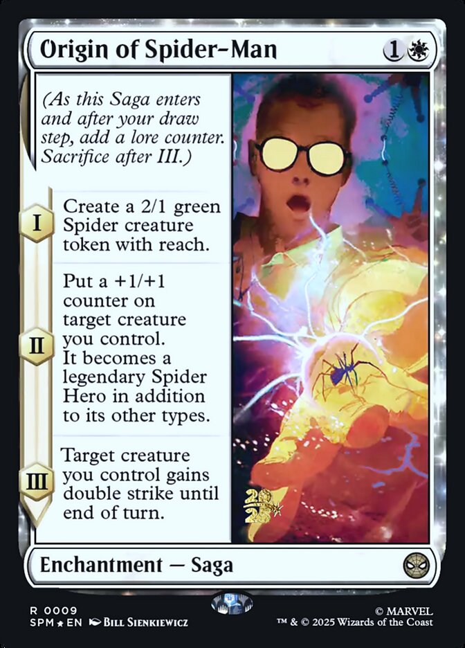 Origin of Spider-Man (Prerelease) (Marvel's Spider-Man) - (Foil): Marvel's Spider-Man Promos