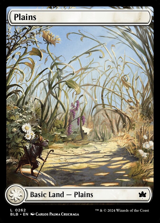 Plains (#262) (Full Art) - (Foil): Bloomburrow
