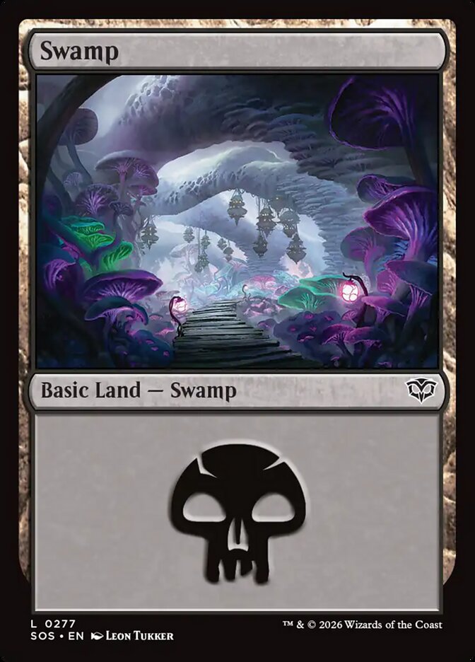 Swamp - (Foil): Secrets of Strixhaven