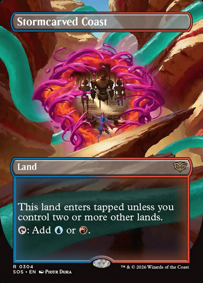 Stormcarved Coast - (Foil): Secrets of Strixhaven