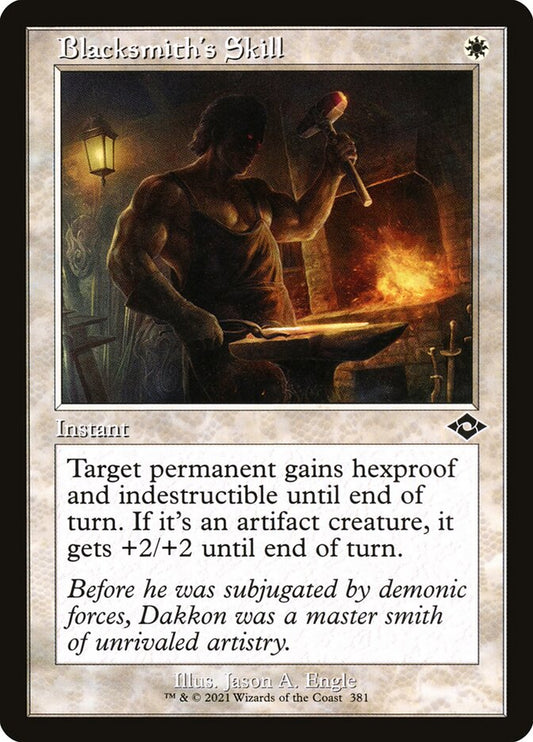 Blacksmith's Skill (Retro Frame): Modern Horizons 2