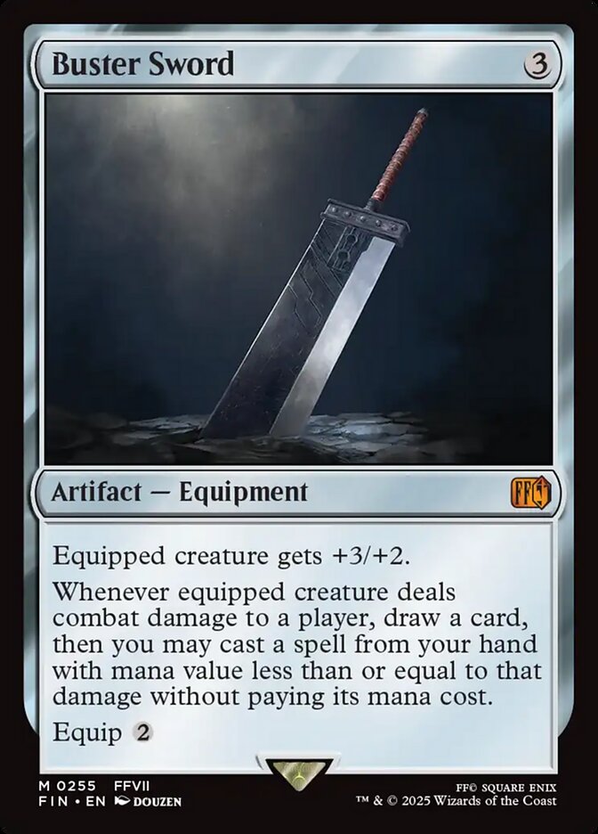 Buster Sword - (Foil): Final Fantasy