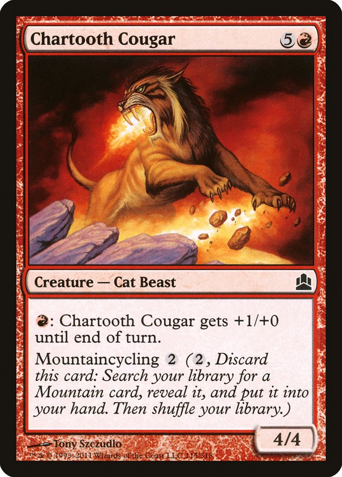 Chartooth Cougar: Commander 2011