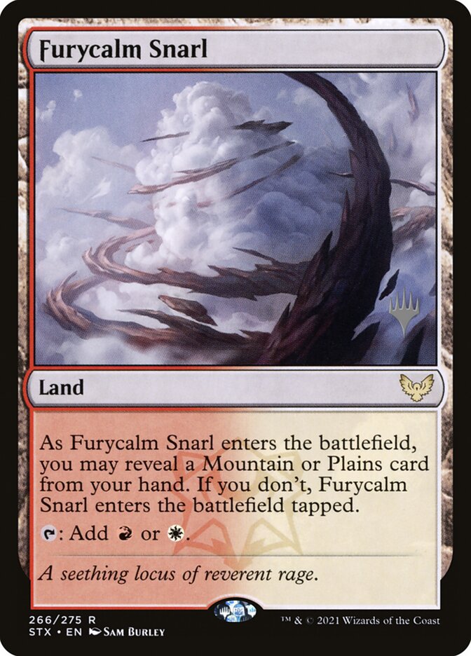 Furycalm Snarl (Promo Pack) (Strixhaven: School of Mages) - (Foil): Strixhaven: School of Mages Promos