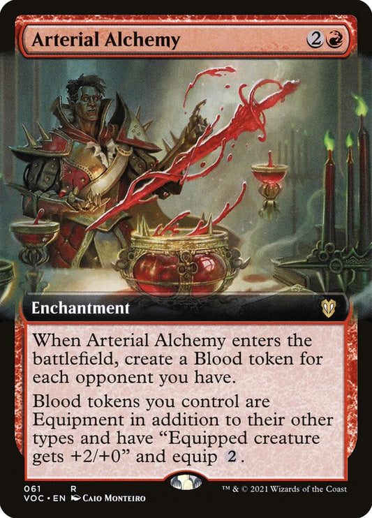 Arterial Alchemy (Extended Art): Crimson Vow Commander