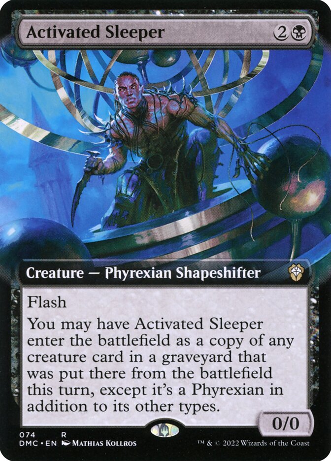 Activated Sleeper (Extended Art): Dominaria United Commander
