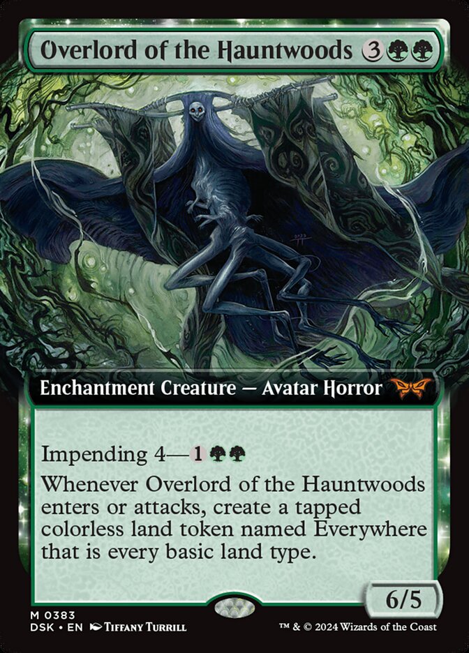 Overlord of the Hauntwoods (Extended Art): Duskmourn: House of Horror