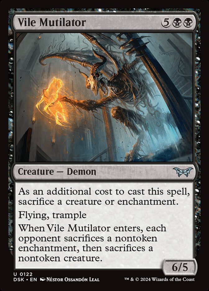 Vile Mutilator - (Foil): Duskmourn: House of Horror