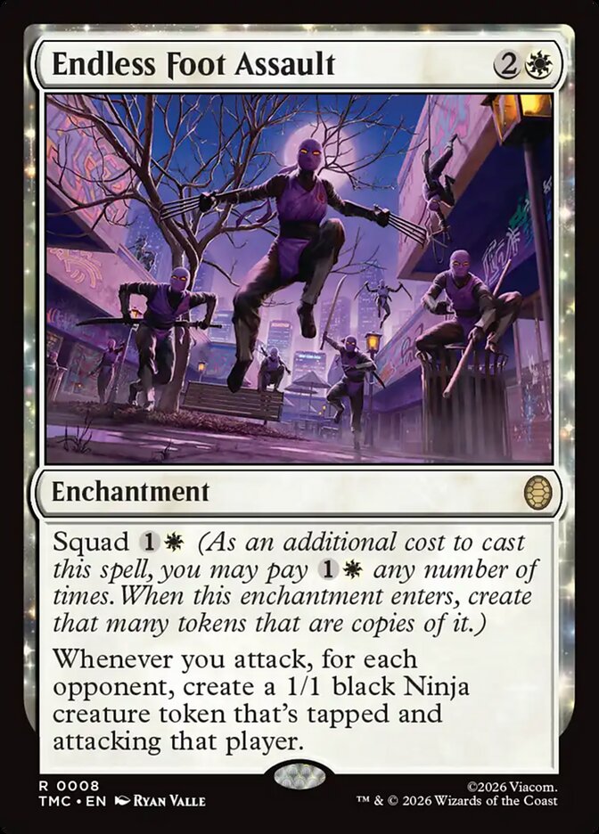 Endless Foot Assault - (Foil): Teenage Mutant Ninja Turtles Eternal