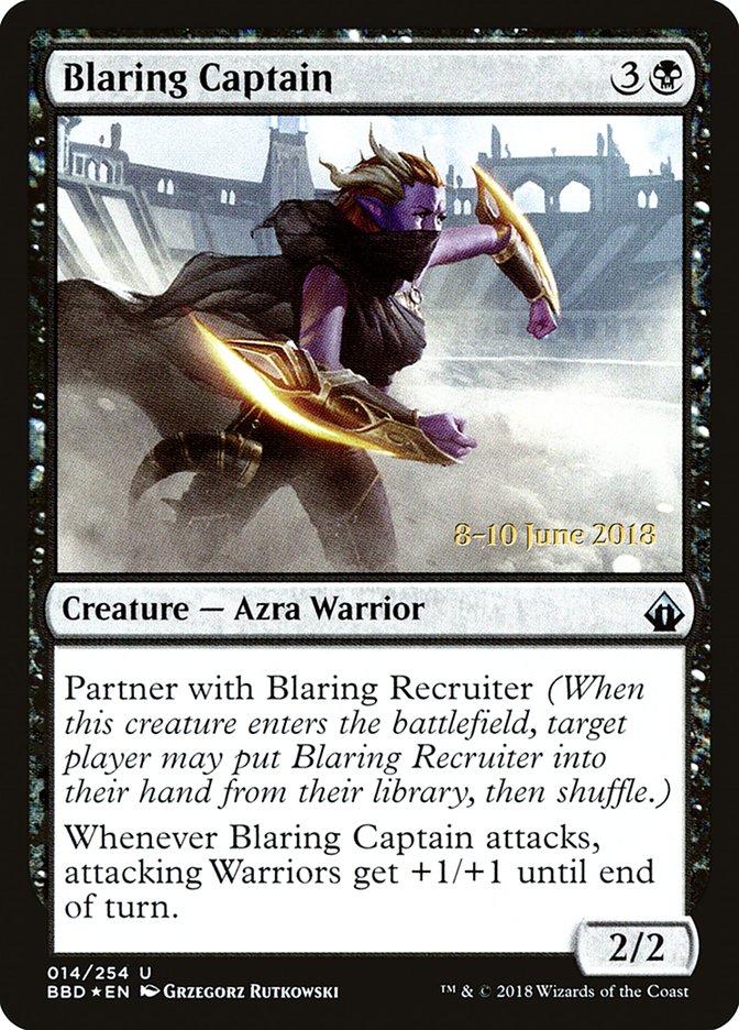 Blaring Captain - (Foil): Battlebond Promos