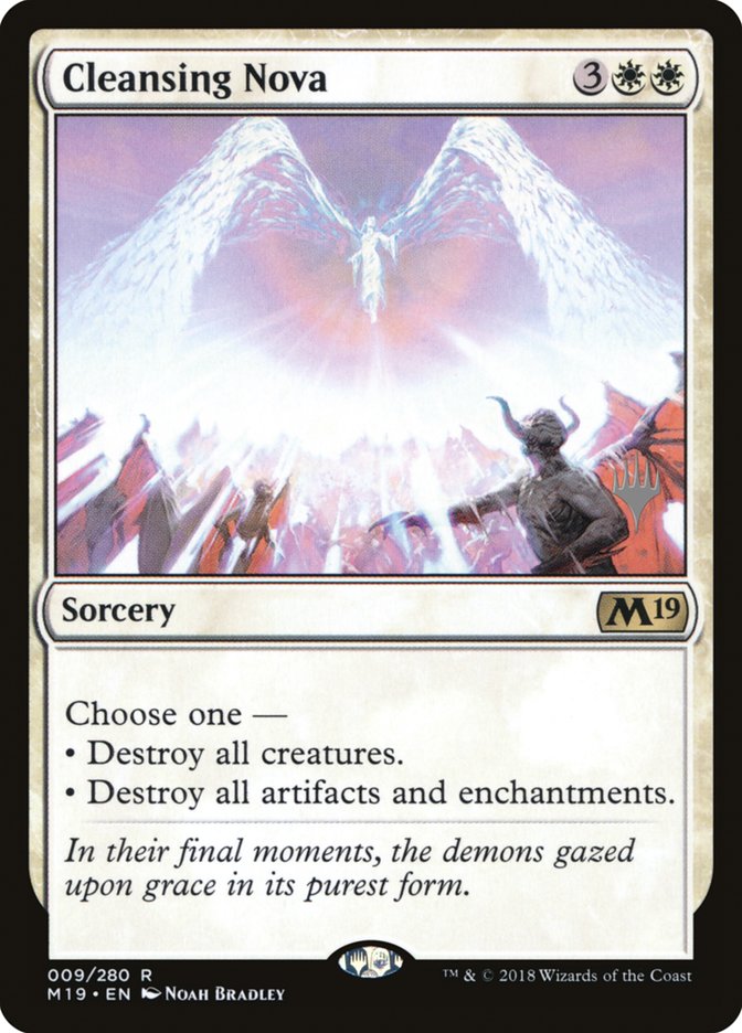 Cleansing Nova - (Foil): Core Set 2019 Promos