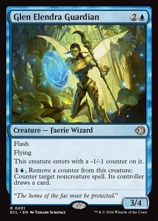 Glen Elendra Guardian - (Foil): Lorwyn Eclipsed