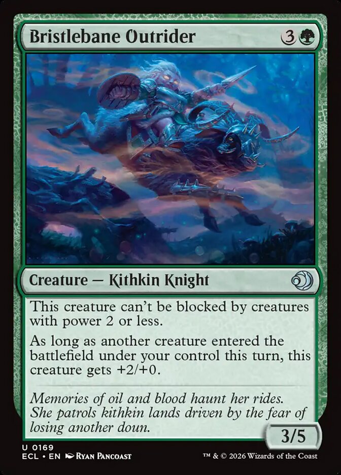 Bristlebane Outrider - (Foil): Lorwyn Eclipsed
