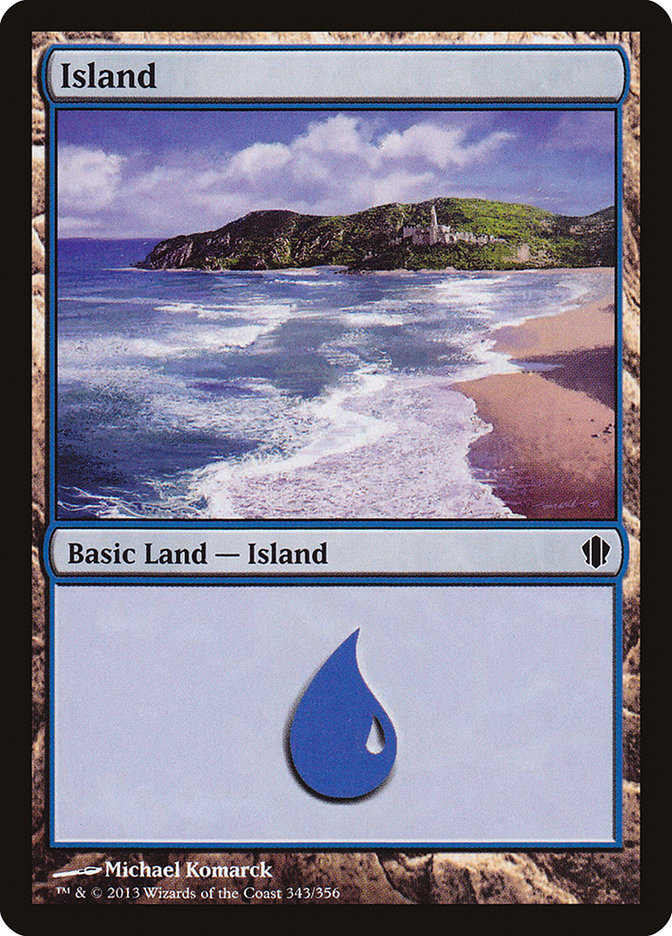 Island (#343): Commander 2013