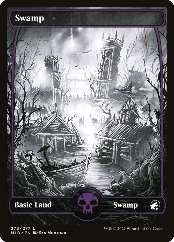 Swamp (#273) (Full Art): Innistrad: Midnight Hunt
