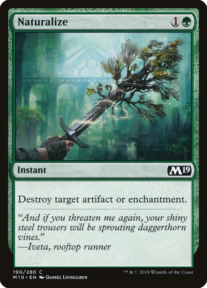 Naturalize - (Foil): Core Set 2019
