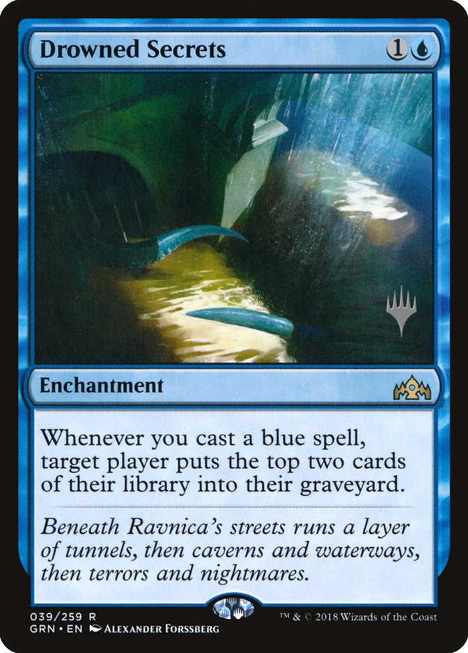Drowned Secrets (Promo Pack) (Guilds of Ravnica) - (Foil): Guilds of Ravnica Promos