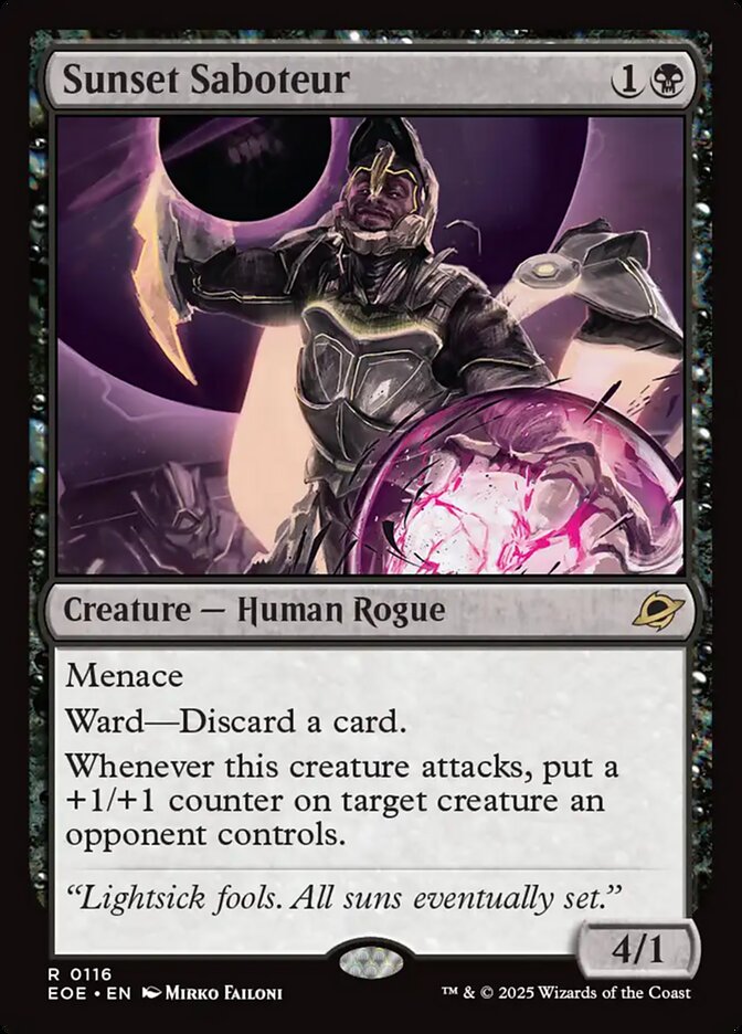 Sunset Saboteur: Edge of Eternities