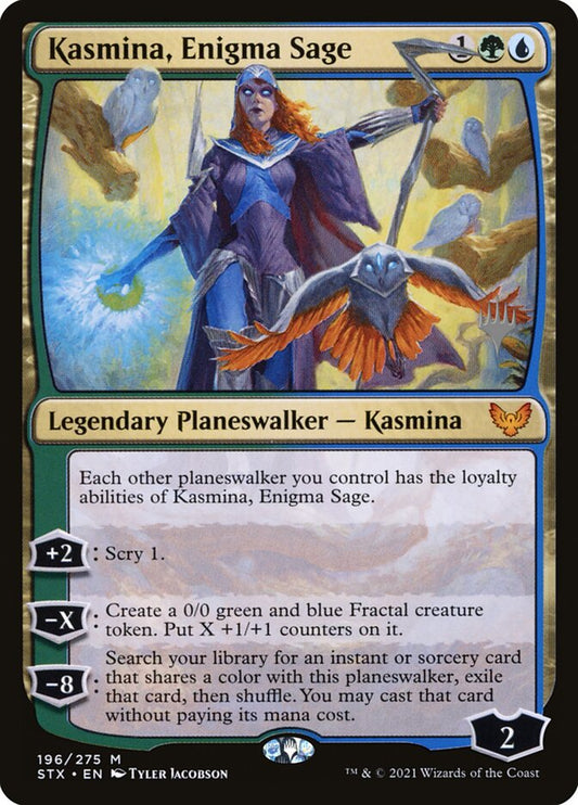 Kasmina, Enigma Sage (Promo Pack) (Strixhaven: School of Mages): Strixhaven: School of Mages Promos