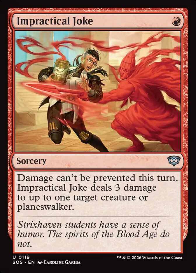 Impractical Joke - (Foil): Secrets of Strixhaven