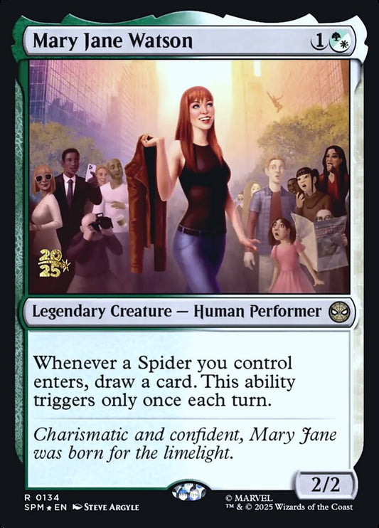 Mary Jane Watson (Prerelease) (Marvel's Spider-Man) - (Foil): Marvel's Spider-Man Promos