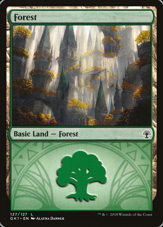 Forest (#127) (Selesnya): GRN Guild Kit