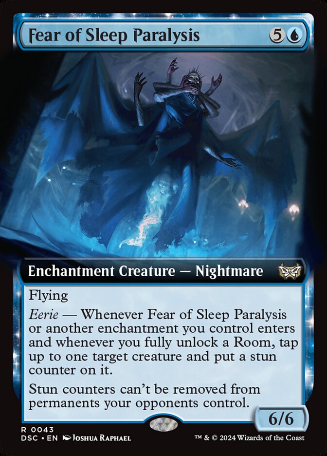 Fear of Sleep Paralysis (Extended Art): Duskmourn: House of Horror Commander